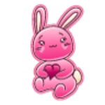 100 cute girly stickers ^_^ android application logo